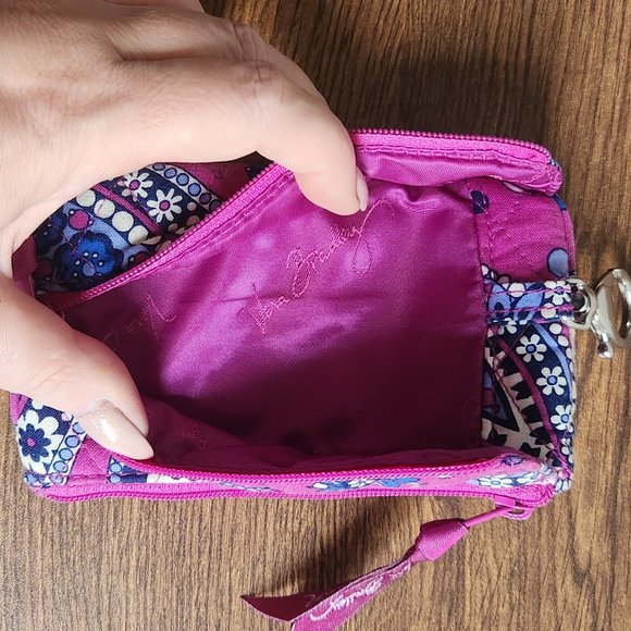 Vera Bradley Phone and Coin Purse Boysenberry Retired Pattern (2011) - Picture 2 of 6